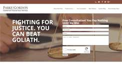 Desktop Screenshot of parkegordon.com